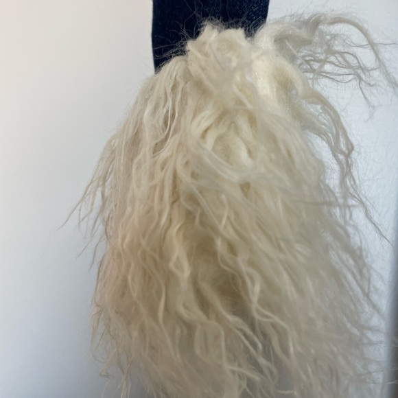 Jean Coat with Fuzzy Trim - Picture 4 of 4